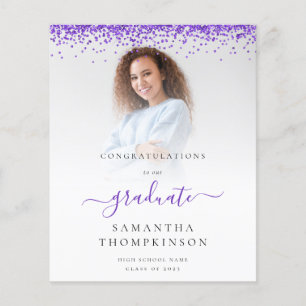 Haushaltsplan 2024 Grad Foto Lila Glitzer Ankündig