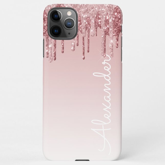 HAUSHALTSPLAN FÜR personalisiert rosa Rosegold Dri iPhone Hülle (Rückseite)