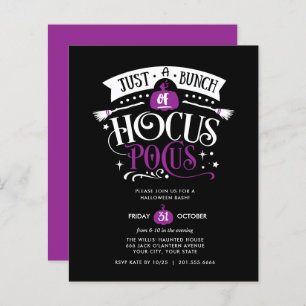 HAUSHALTSPLAN-Haufen Hocus Pocus Halloween-Bash-Pa