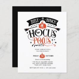 HAUSHALTSPLAN-Haufen Hocus Pocus Halloween-Bash-Pa