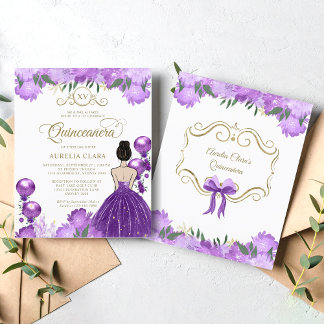 HAUSHALTSPLAN Lila Prinzessin XV Quinceanera