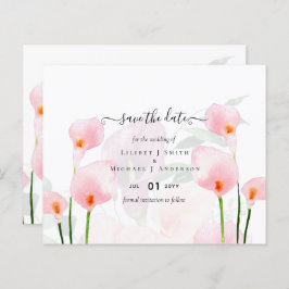 HAUSHALTSPLAN Rosa Calla Lily Wedding Rett Date QR