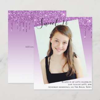 HAUSHALTSPLAN Sweet 16 FOTO Dripping Glitzer Einla