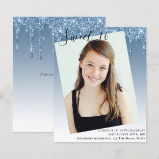 HAUSHALTSPLAN Sweet 16 FOTO Dripping Glitzer Einla