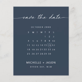 Haushaltsplanplan Save the Date Flyer