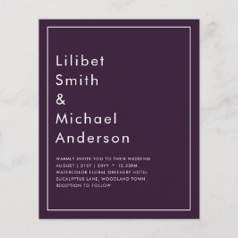 HAUSHALTSPLATZ - LILA Monochrome Flyer