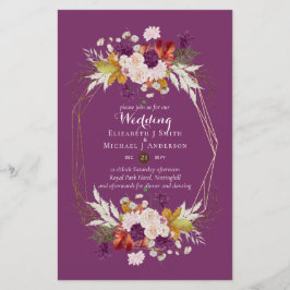 HAUSHALTSPLATZ- UND Korallenhochzeitseinladungen A