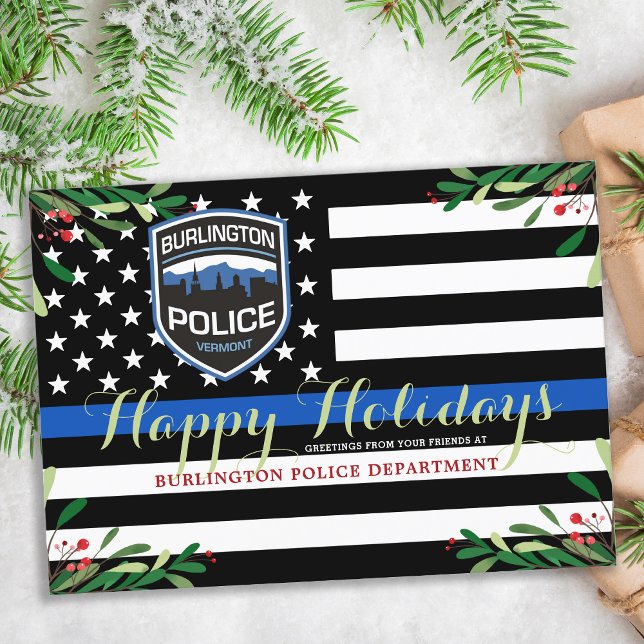 Haushaltspolizei Weihnachten Thin Blue Line (Von Creator hochgeladen)