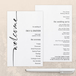 HAUSHALTSPROGRAMM für elegante Kalligrafie