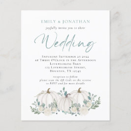 Haushaltspumpen Aquamarine Foliage QR Hochzeit Ein