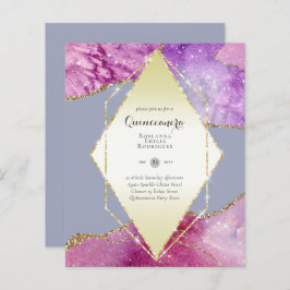 HAUSHALTSQUINCEANERA - AGATE Glitzern Glamour Chic