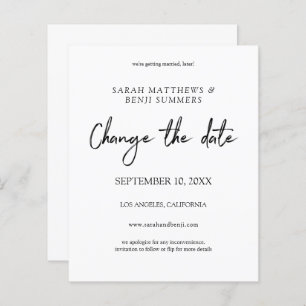 Haushaltsschwarz und Weiß ändern Datum