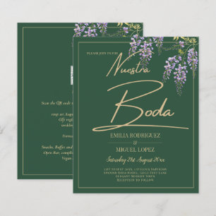 HAUSHALTSSPANIEN All-in1 WISTERIA Gold Green BODA