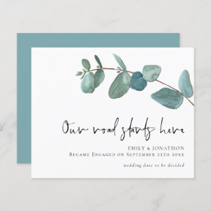 Haushaltsstraße beginnt hier Eukalyptus-Verlobung