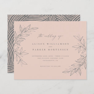 Haushaltstechnisch handgezeichnet Grünblütenblüte 