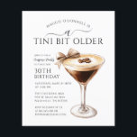 HAUSHALTSÜBERRASCHENDES PARTY Tini Bit Älterer Mar<br><div class="desc">Elegantes und elegantes Design für eine erfrischende Überraschung Geburtstagsfeier mit einem Espressomartini. Ein hübscher und feminininer Bogen fügt eine festliche Touch hinzu.</div>