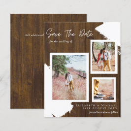 HAUSHALTSVerlobung Foto RUSTISCH Save the Date