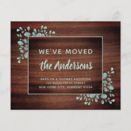 Haushaltsverschiebung Ankündigung rustikale Eukaly