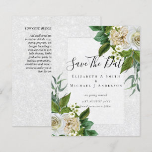 HAUSHALTSWEISSE ROSES Einladungen WEDING CHIC