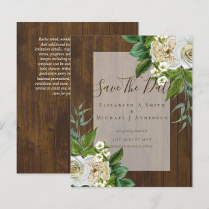 HAUSHALTSWEISSE ROSES Einladungen WEDING CHIC