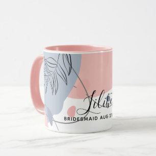 HAUSHALTSZAHL Brautparty gibt Rosa Blau Tasse