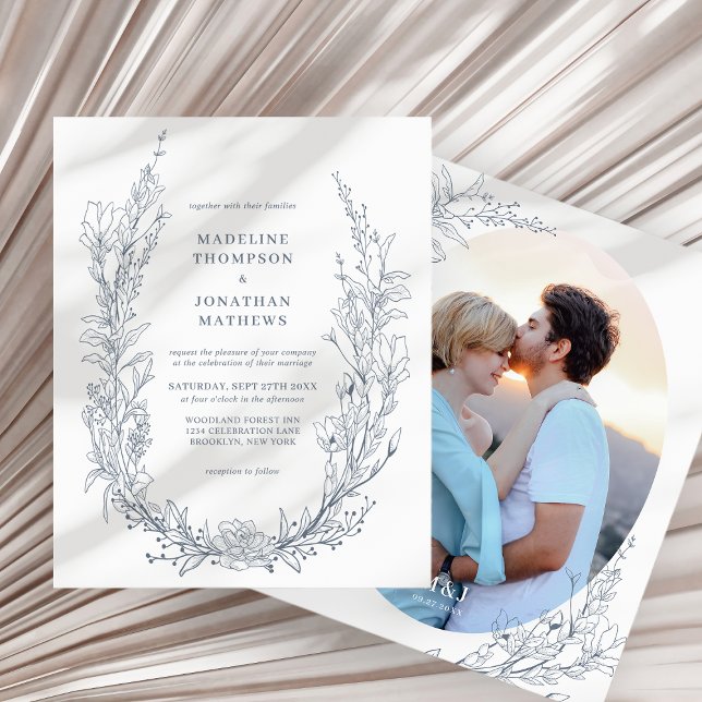 HAUSHALTSZEITUNG Azurblau-Elfenbeinbläschen Monogr (Von Creator hochgeladen)