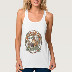 Haushexenküche Katze Cottage Witch Kitchen Cat Tank Top