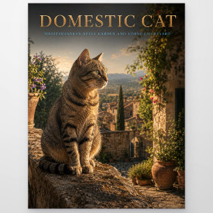 Hauskatze Garten Hof TIER Postkarte