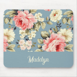 Häuslicher Garten Blumen Muster Personalisierte Sc Mousepad