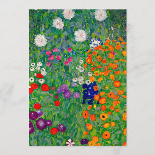 Häuslicher Garten Gustav Klimt Einladung