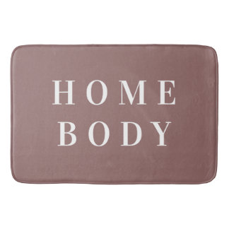 Häuslicher Minimal-Braun-Badematte Badematte