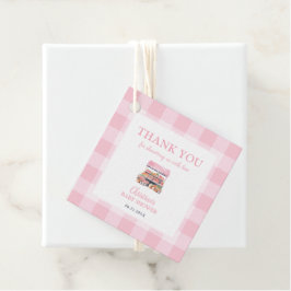 Hausmädchen Babydusche Danke Geschenkanhänger