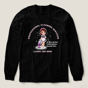 Hausmädchen Reinigungsdienst Auto Magnet Hausreini Tri-Blend Shirt