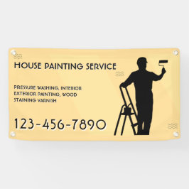 Hausmalerei-Service-Werbeaktion Zaun anpassen Banner