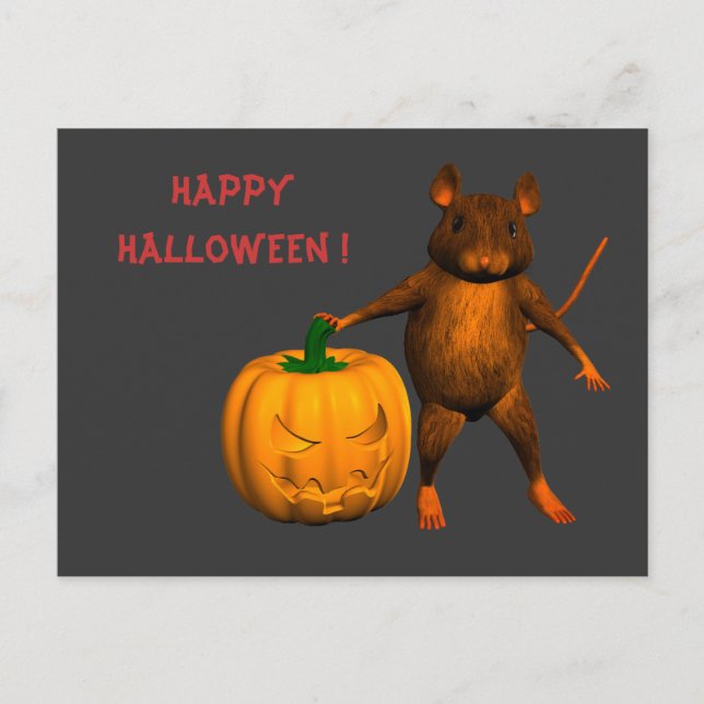 HausMaus Postkarte (Vorderseite)