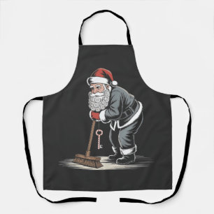 Hausmeister Claus Santa Weihnachten Hausverwalter Schürze