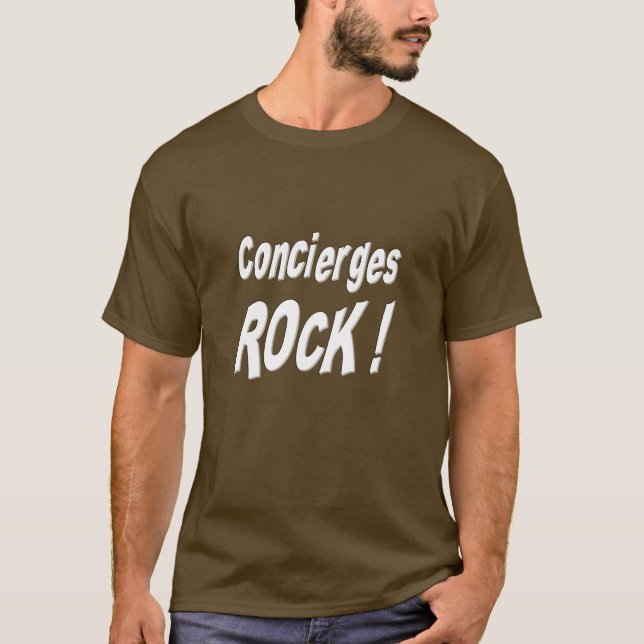 Hausmeister-Felsen! T - Shirt (Vorderseite)