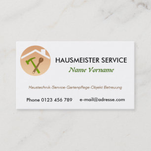 hausmeisterservice visitenkarte