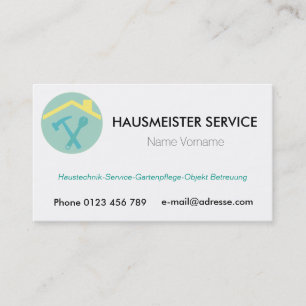 hausmeisterservice visitenkarte