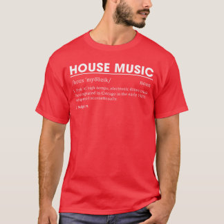 Hausmusik Definition Elektronische Tanzmusik Klein T-Shirt