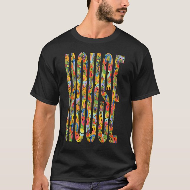 Hausmusik Mode Design T-Shirt (Vorderseite)
