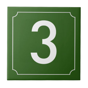 Hausnummer Fliese