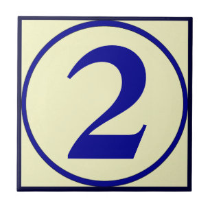 Hausnummern im französischen Stil personalisieren  Fliese