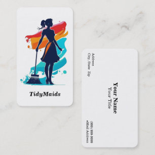 Hausreinigung Business Card Visitenkarte