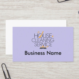 Hausreinigung Business Card Visitenkarte