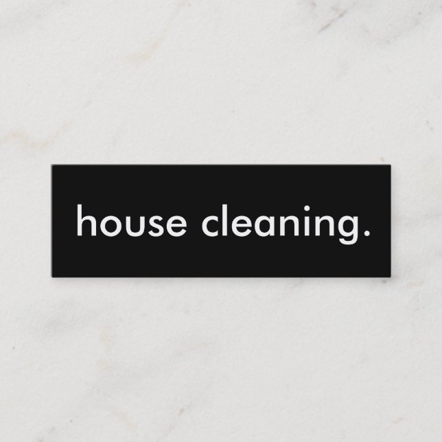 Hausreinigung. LoyalitätsLochkarte Treuekarte (Vorderseite)