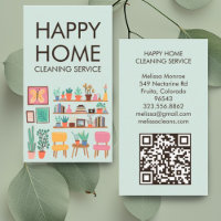 Hausreinigung Niedliches Wohnzimmer Art QR Code