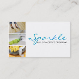 Hausreinigung, Reinigungskosten Business Card Visitenkarte