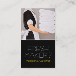 Hausreinigung, Reinigungskosten Business Card Visitenkarte
