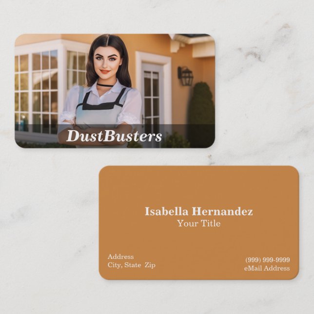Hausreinigung Visitenkarte (Vorne/Hinten)